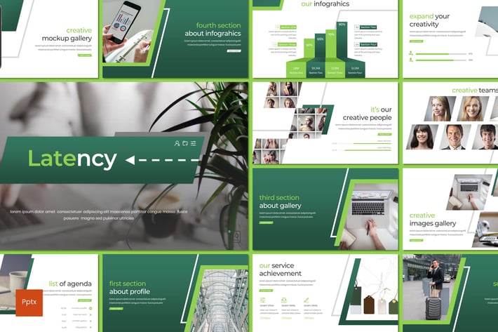 Latency - Powerpoint Template