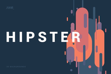 Hipster |Rounded Stripes Backgrounds