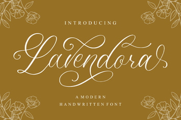 Lavendora - Calligraphy Font