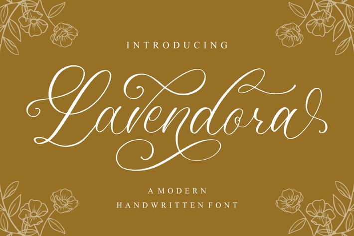 Lavendora - Calligraphy Font