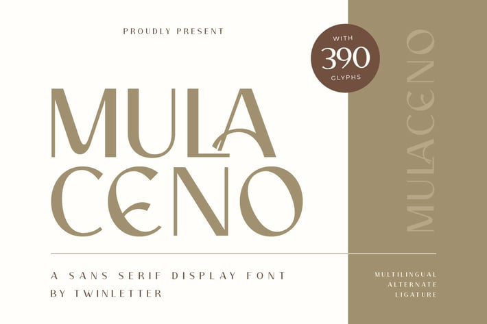 Mulaceno - Display Font