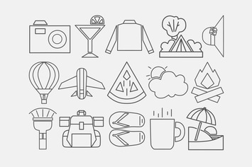 Travel Shapes Doodles