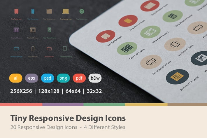 Tiny Responsive Design Icons