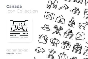 Canada Outline Icon