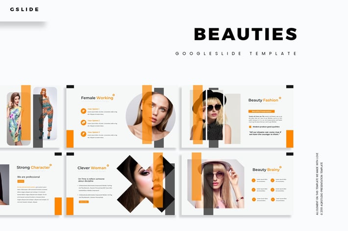 Beauties - Google Slides Template
