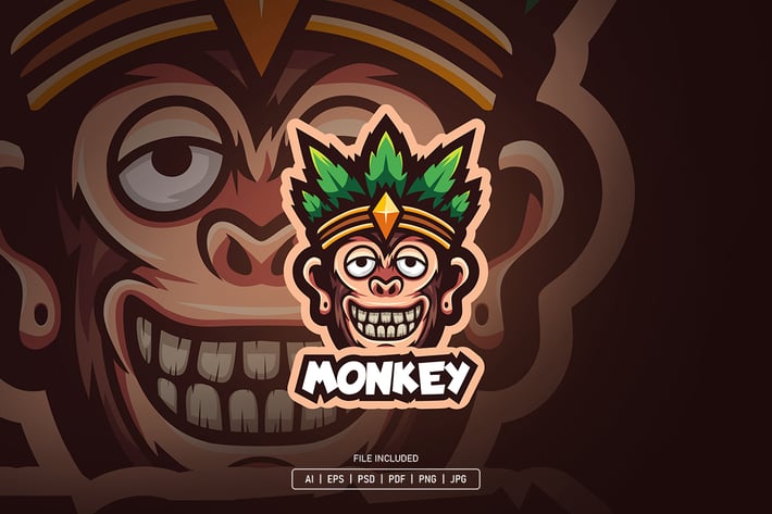 Monkey drunk esport logo