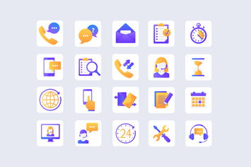 Customer Service Bright Icons