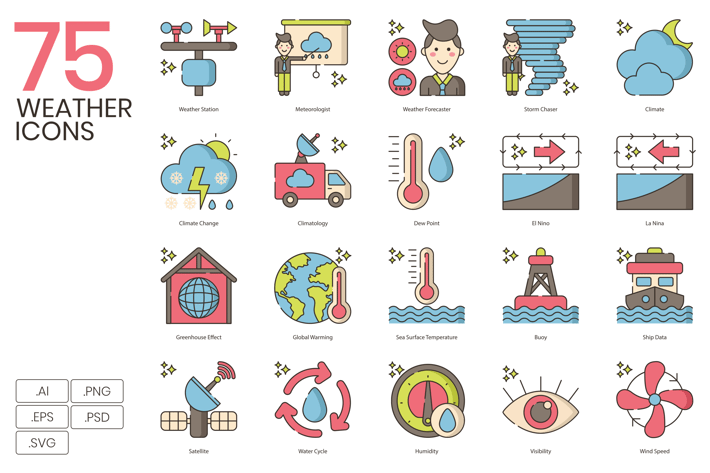 75 Weather Icons