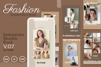 Instagram Stories v.07 Fashion Collection & Mood