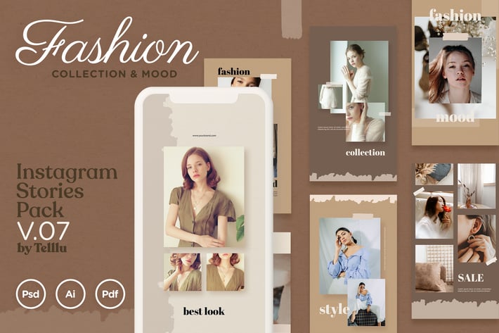 Instagram Stories v.07 Fashion Collection & Mood