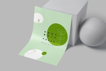 US Tabloid Size Paper Mockups