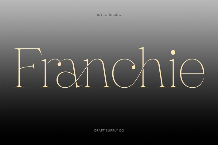 Franchie - Modern Elegant Font