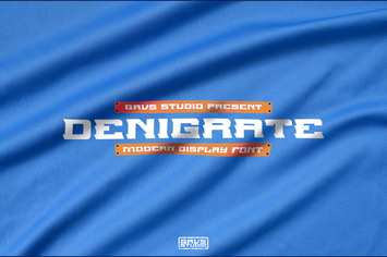 Denigrate Display Font