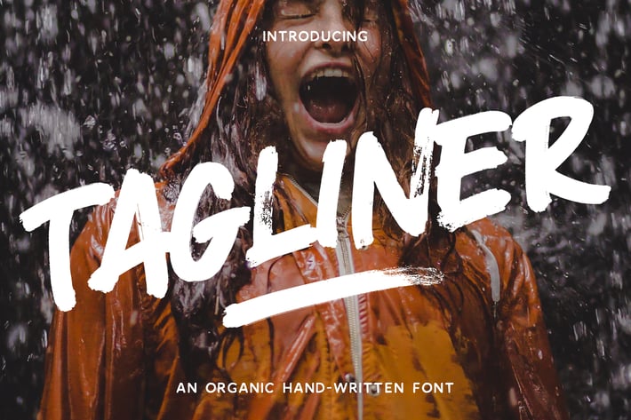 Tagliner - Handwritten Font