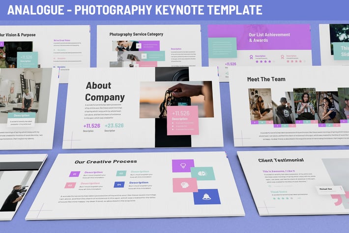 Analogue - Photography Keynote Template