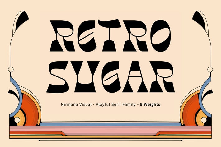 Retro Sugar - Vintage Font