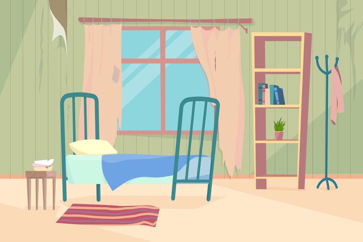 Old Room - Illustration Background