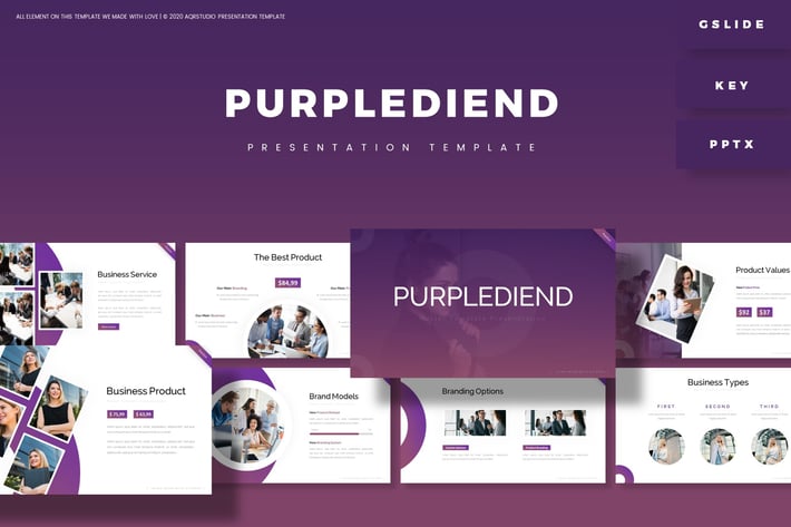 Purplediend Presentation Template