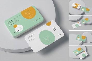 US Size Business Card Mockups