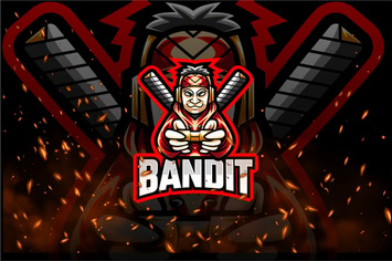 Bandit E-Sport and Sport Logo Template