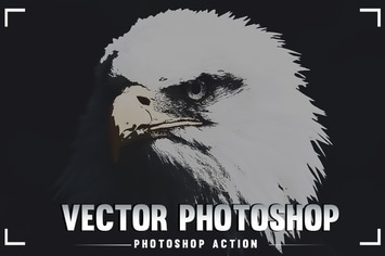 Vector Art Photoshop Action