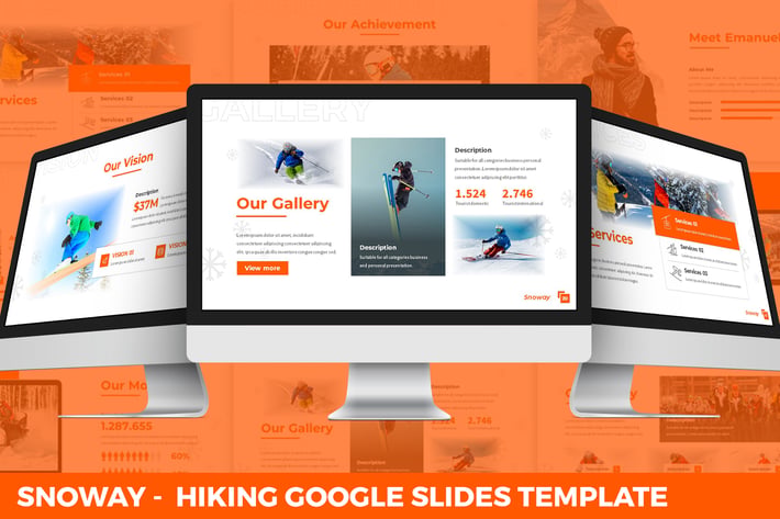 Snoway - Hiking Google Slides Template