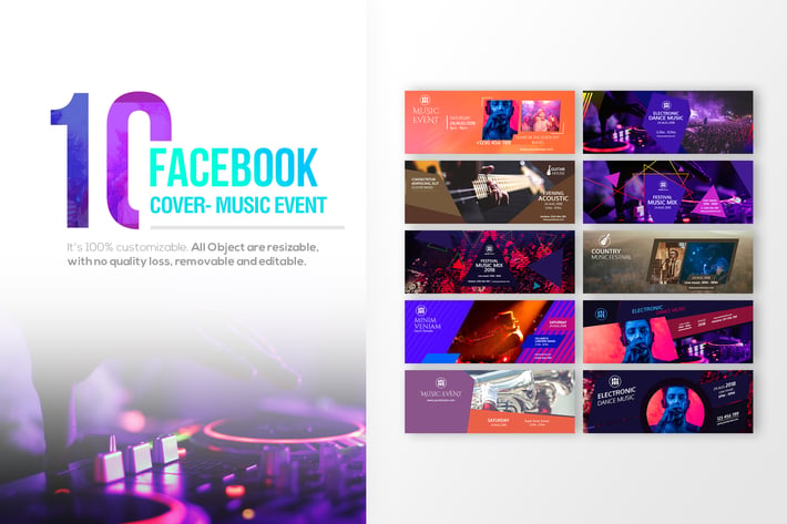 10 Facebook Cover - Music Event