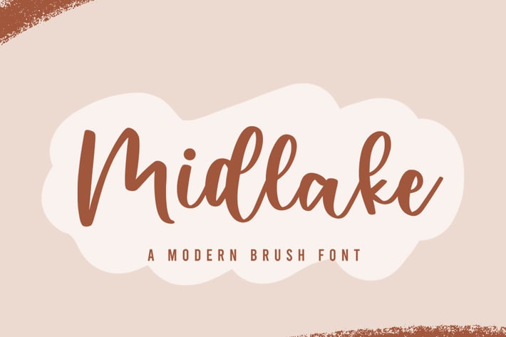 Midlake - Brush Script Font
