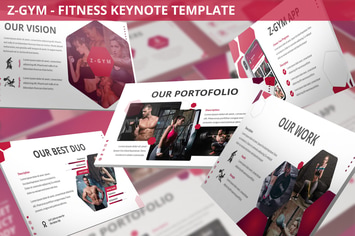 Z-Gym - Fitness Keynote Template