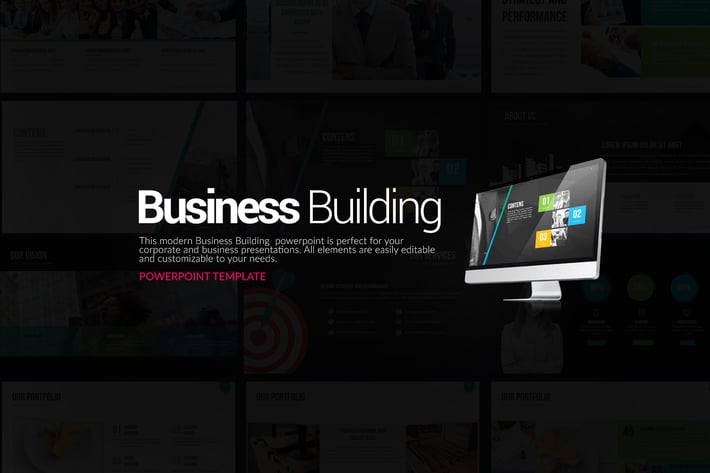 Business Building Powerpoint Presentation