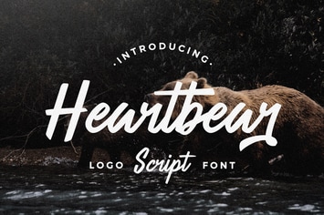 Heartbear - Logo Script Font