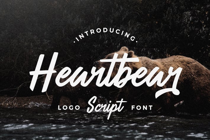 Heartbear - Logo Script Font