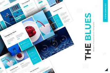 The Blues - Powerpoint Template