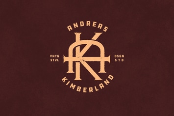 AK Vintage Monogram Logo