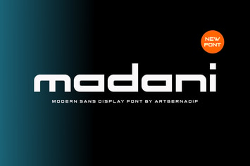 Madani - Modern Sans Display Font