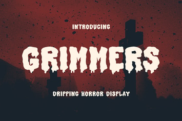 Grimmers - Horror Display Font