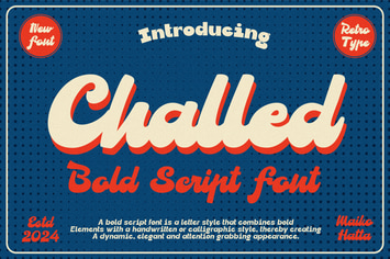 Challed - Bold Script Font