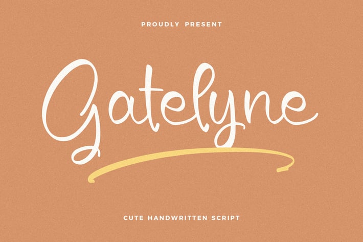 Gatelyne Handwritten Script Font