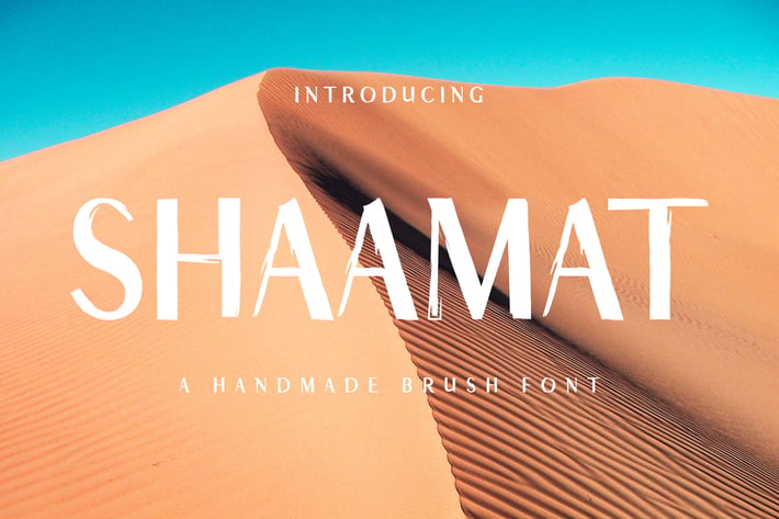 Shaamat Brush Font