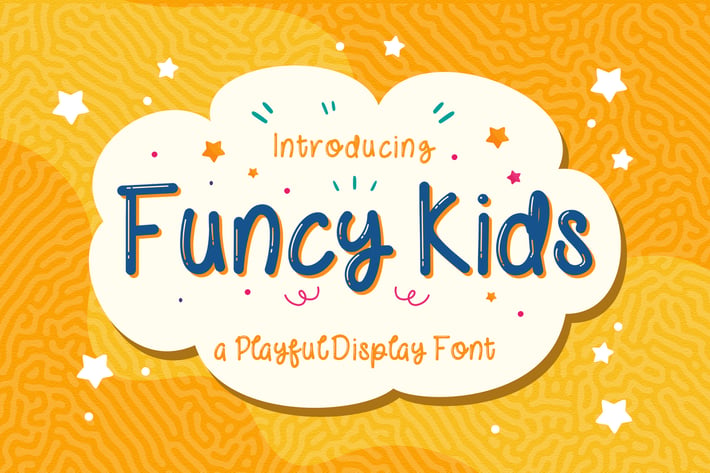 Funcy Kids! - Playful Display Font