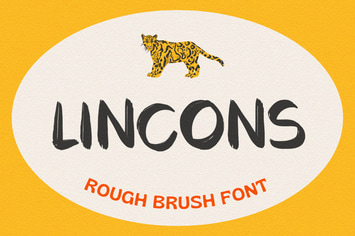 Lincons - Rough Retro Font
