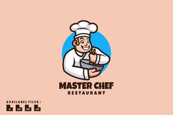 Master Chef Logo Mascot