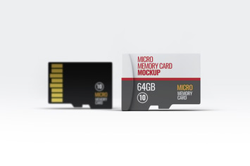 Micro Memory Card Molck-Up