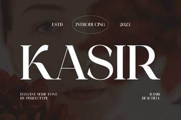 Kasir Elegant Serif Font Typeface