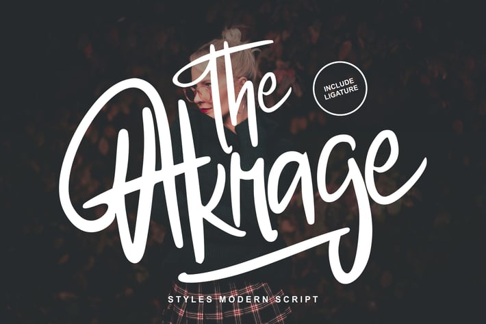 The Akrage | Styles Modern Font