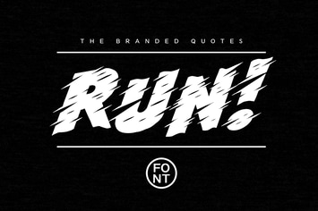 Run! Font + Arcade Text Tutorial