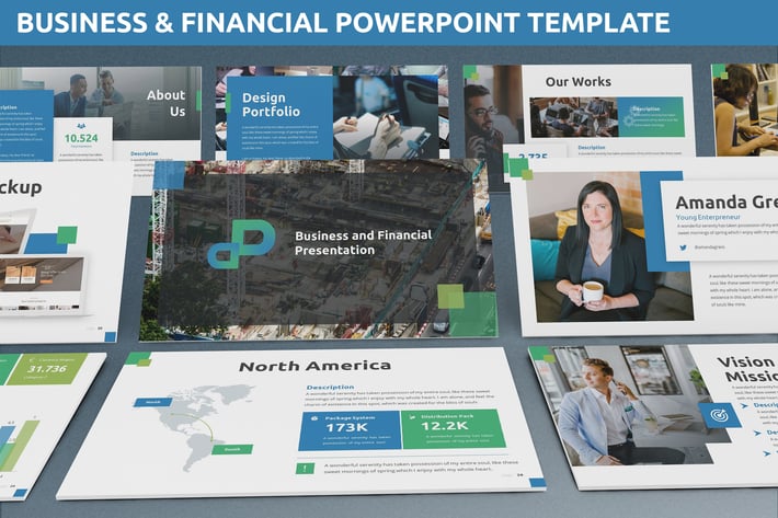 Business & Financial Powerpoint Template