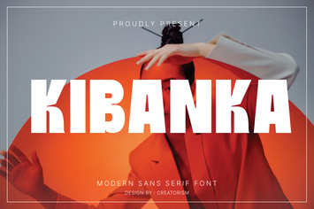 Kibanka - Modern Sans Serif Font 