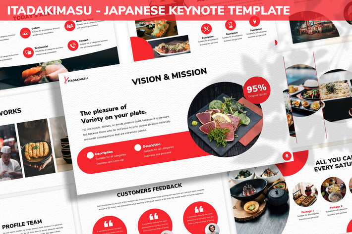 Itadakimasu - Japanese Keynote Template