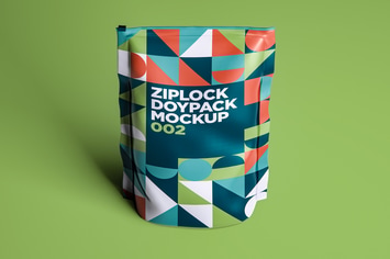 Ziplock Doypack Mockup 002